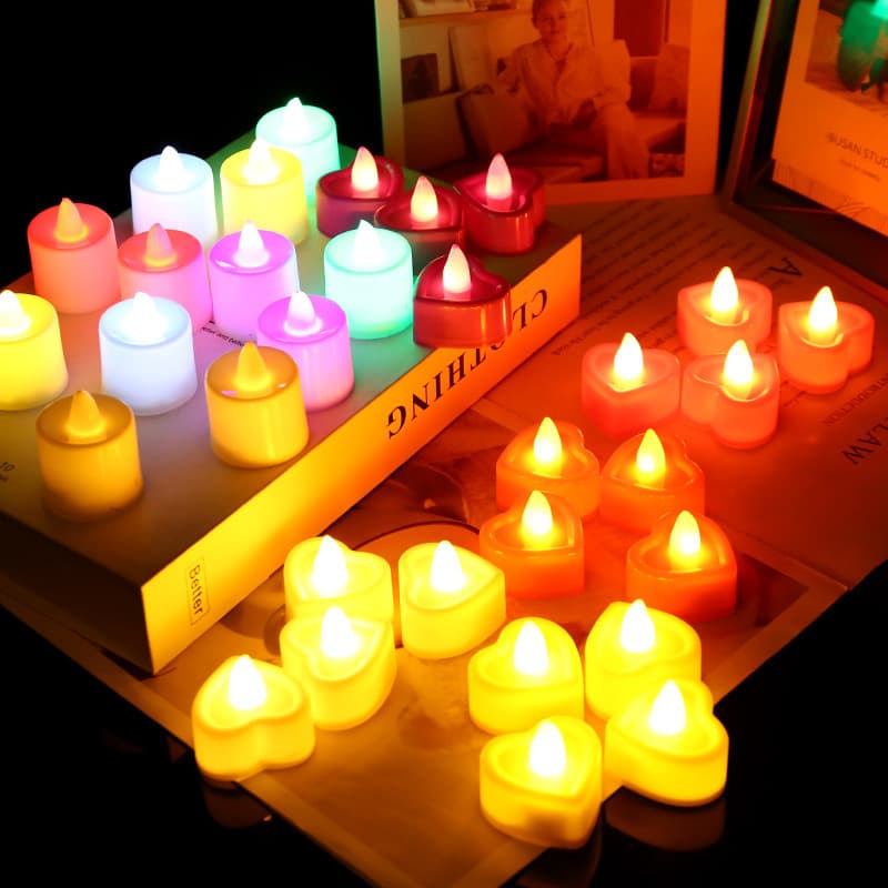 Electronic candle lights led candle lights creative wedding birthday wedding candles venue layout props electronic candles