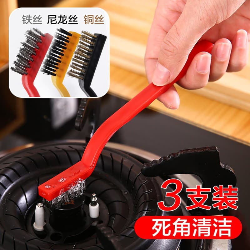 Brush, hygienic cooker, steel wire, 3 pieces 2