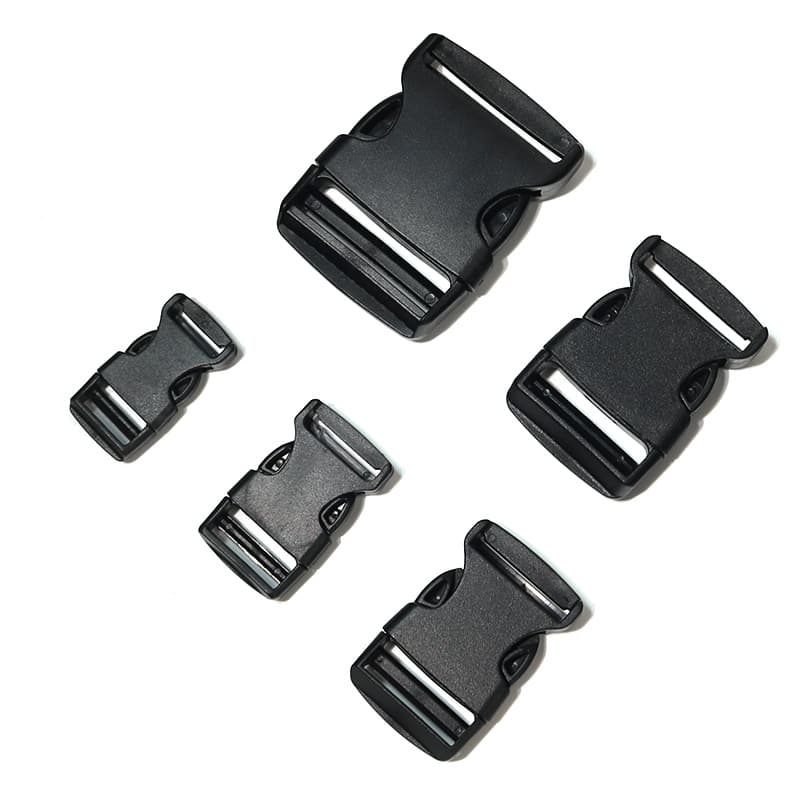 High-end high quality plastic black bag accessory with clasp, backpack, bag strap, buckle 5
