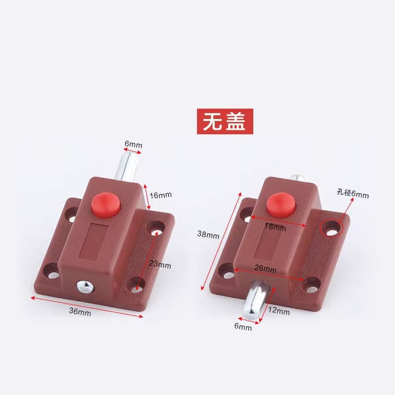 Plastic Spring Door Latch - Automatic Cabinet Door Buckle 6