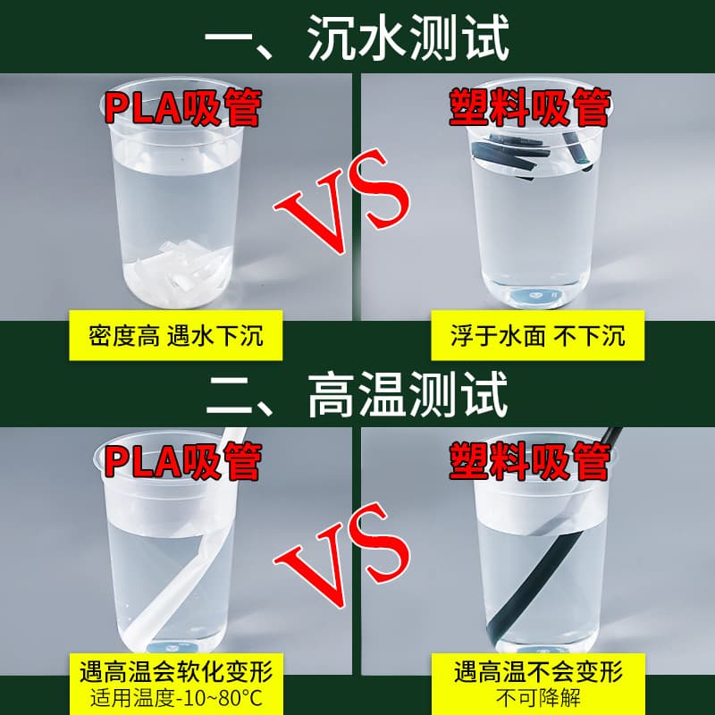 One -time PLA straw can degrade independent paper packaging pearl milk tea direct tube soymilk beverages pointed strip straw 4