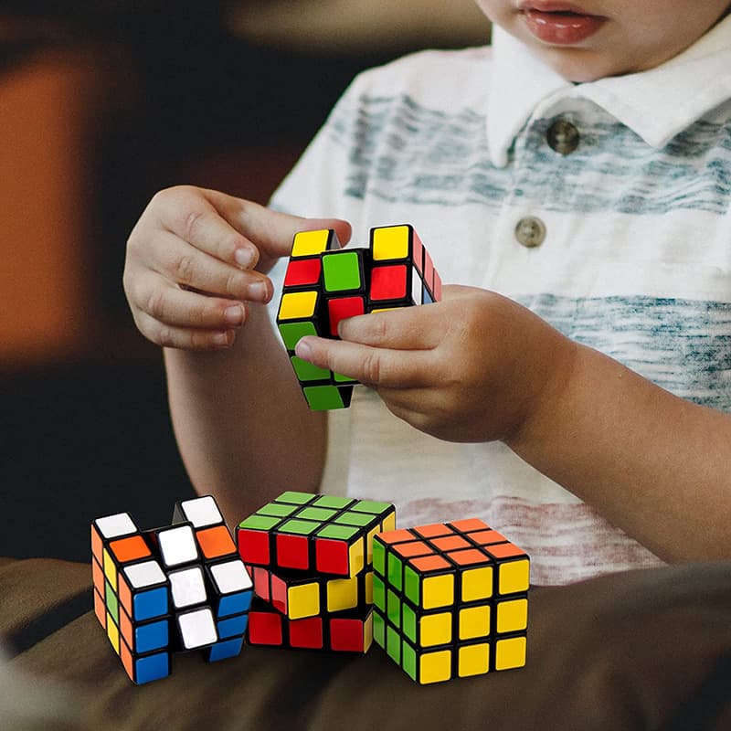 (Cross-border trading), (Wholesale), small children's Rubik's cube, set, toy, third order, anti-stress, early education, Birthday gift 4
