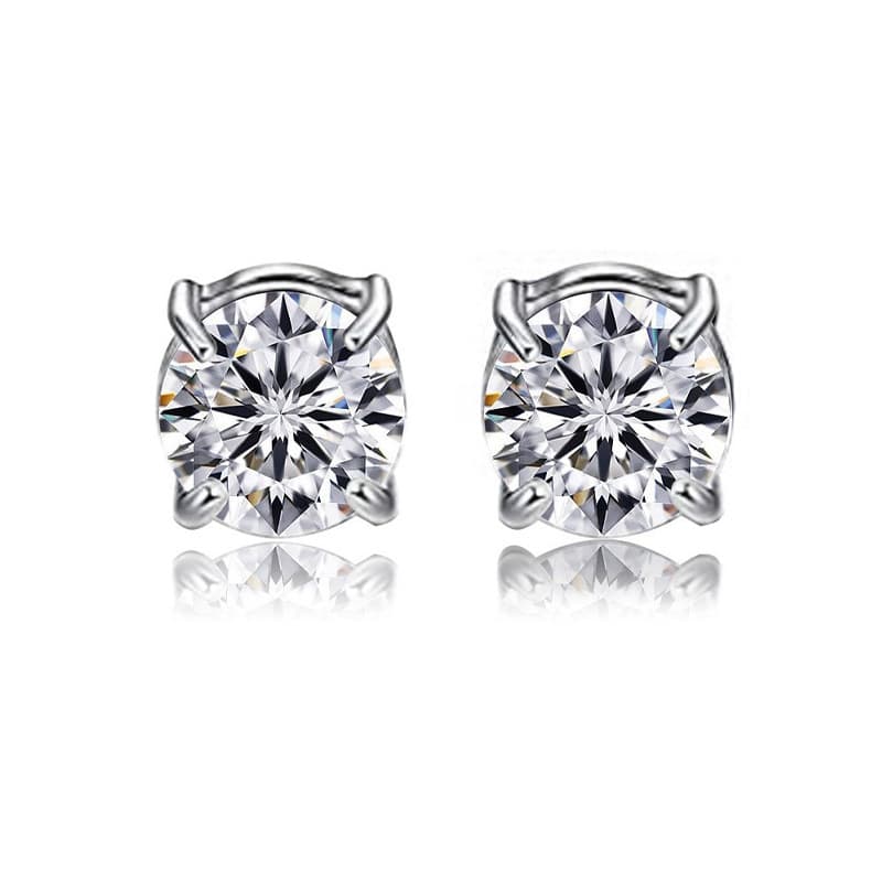 Magnetic ear clips, universal fashionable earrings with zircon for men and women, Amazon, no pierced ears 5