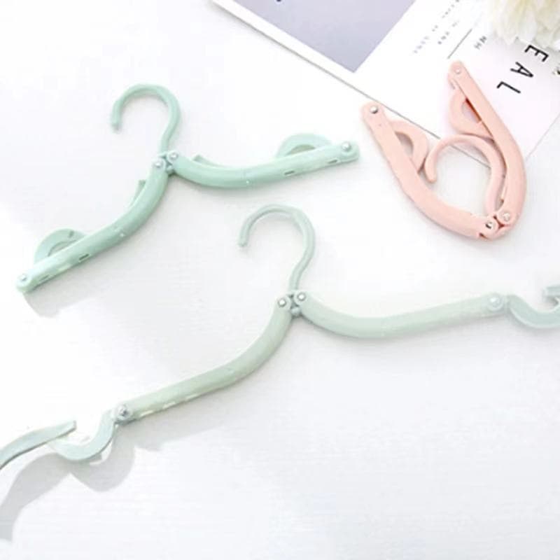 Plastic handheld travel hanger for traveling, shoe last to go out, socks, small drying rack, ideal for walking 2