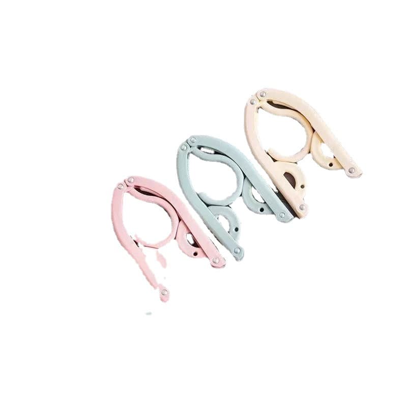 Plastic handheld travel hanger for traveling, shoe last to go out, socks, small drying rack, ideal for walking 5
