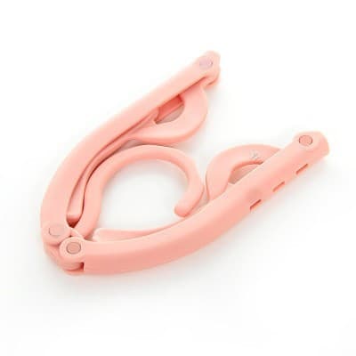 Plastic handheld travel hanger for traveling, shoe last to go out, socks, small drying rack, ideal for walking 8