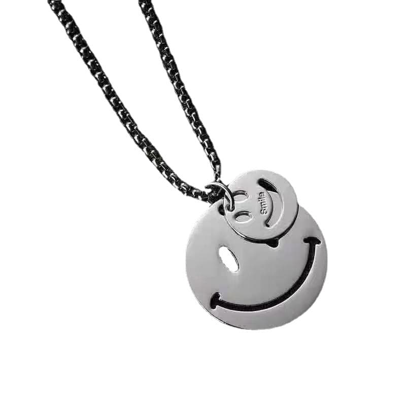 Men's necklace stainless steel, universal small design chain for key bag , pendant, accessory, light luxury style, high-quality style 5