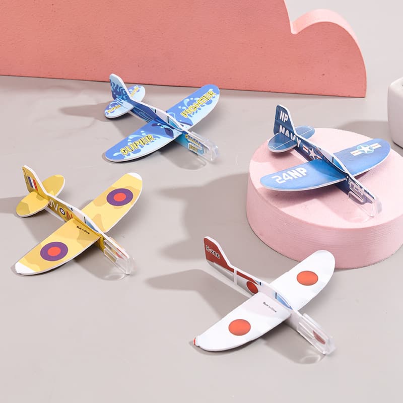 Small airplane from foam, travel toy for kindergarten, DIY, Birthday gift 2
