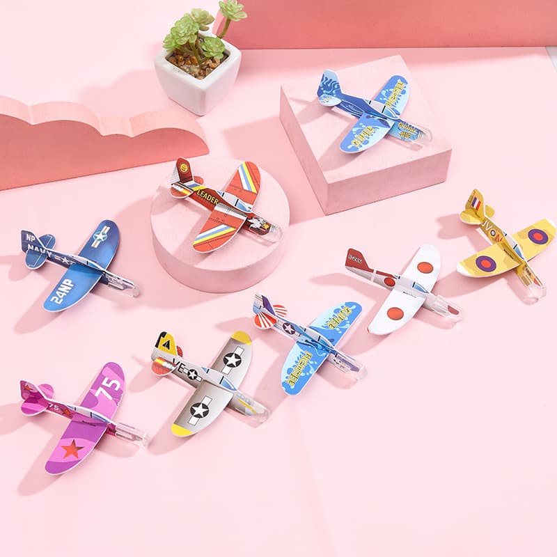 Small airplane from foam, travel toy for kindergarten, DIY, Birthday gift 4
