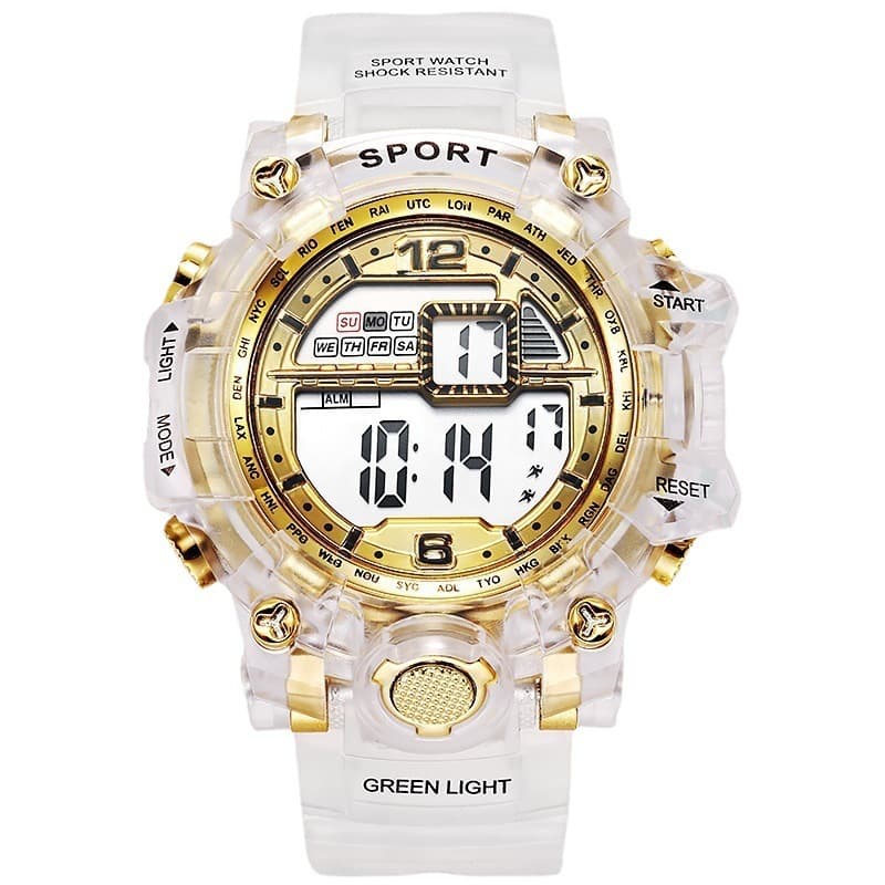 Waterproof travel transparent fashionable electronic trend watch strap for men and women 5