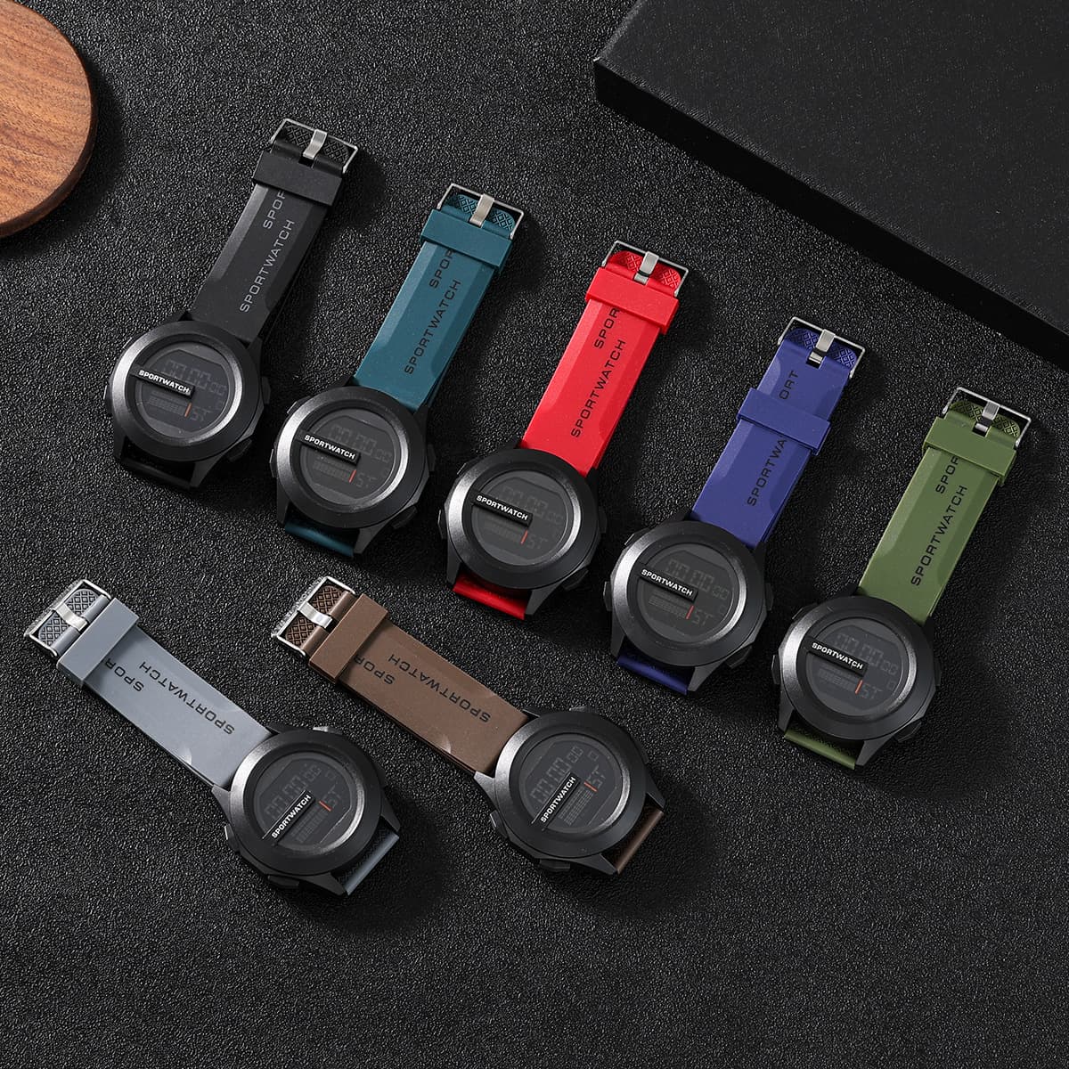 (Cross-border trading), sports dial English style, fashionable travel brand digital watch, British style 2