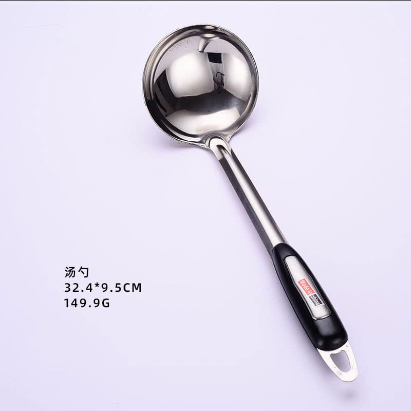 Kitchen Products Tianmu Stainless Steel Cooking Spacking Sand Light Powder Kitchenware Hot Pot Spoon Pot Pot Spot Spot Kit 3