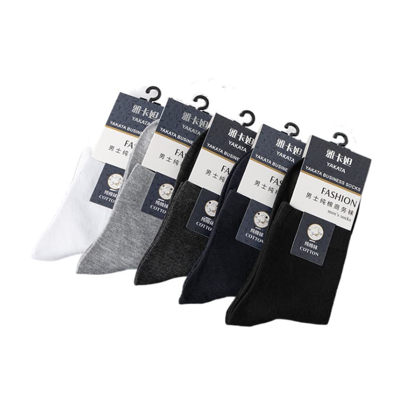 (Wholesale), men's cotton demi-season socks, mid-length 5