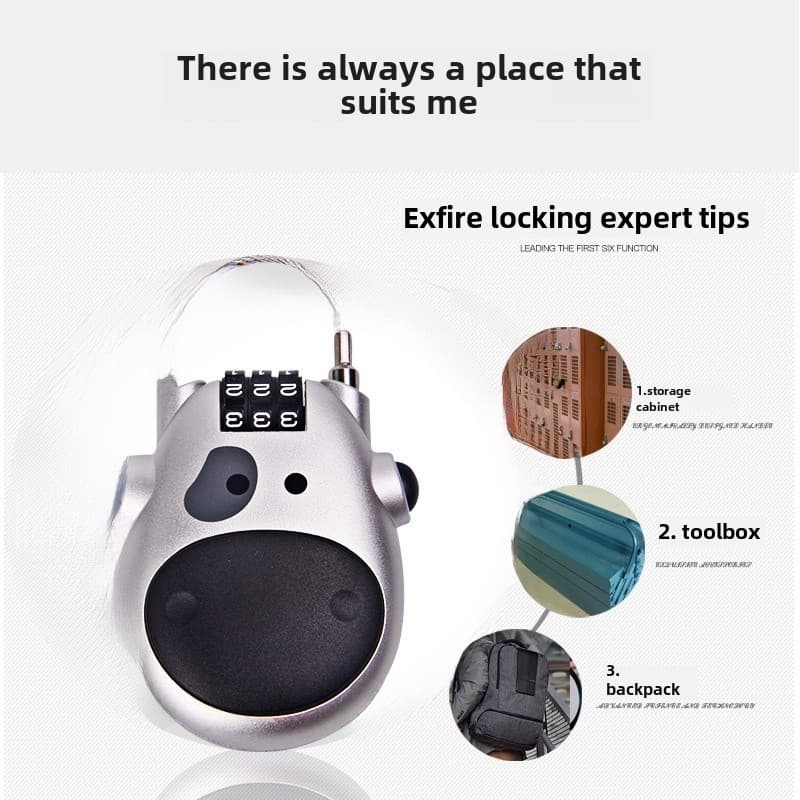 Helmet, telescopic steel wire, electric luggage bike, car protection, anti-theft, clips included 3