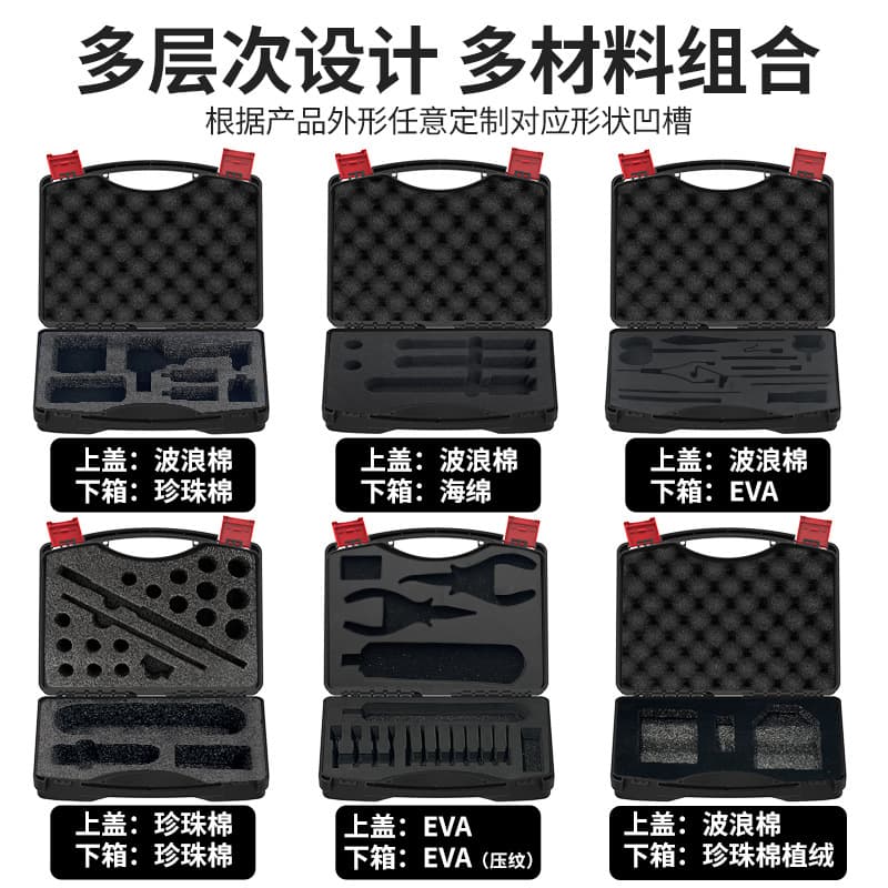 Spot wholesale power tools multi-function plastic suitcase Car electronic instrument hardware tool box 3