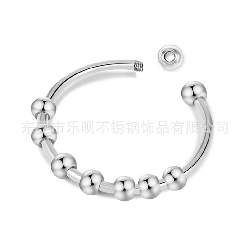 Piercing stainless steel, adjustable ring 2