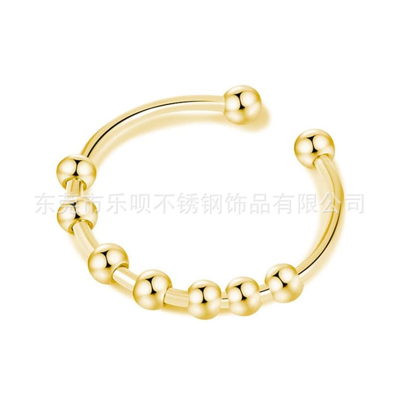Piercing stainless steel, adjustable ring 4