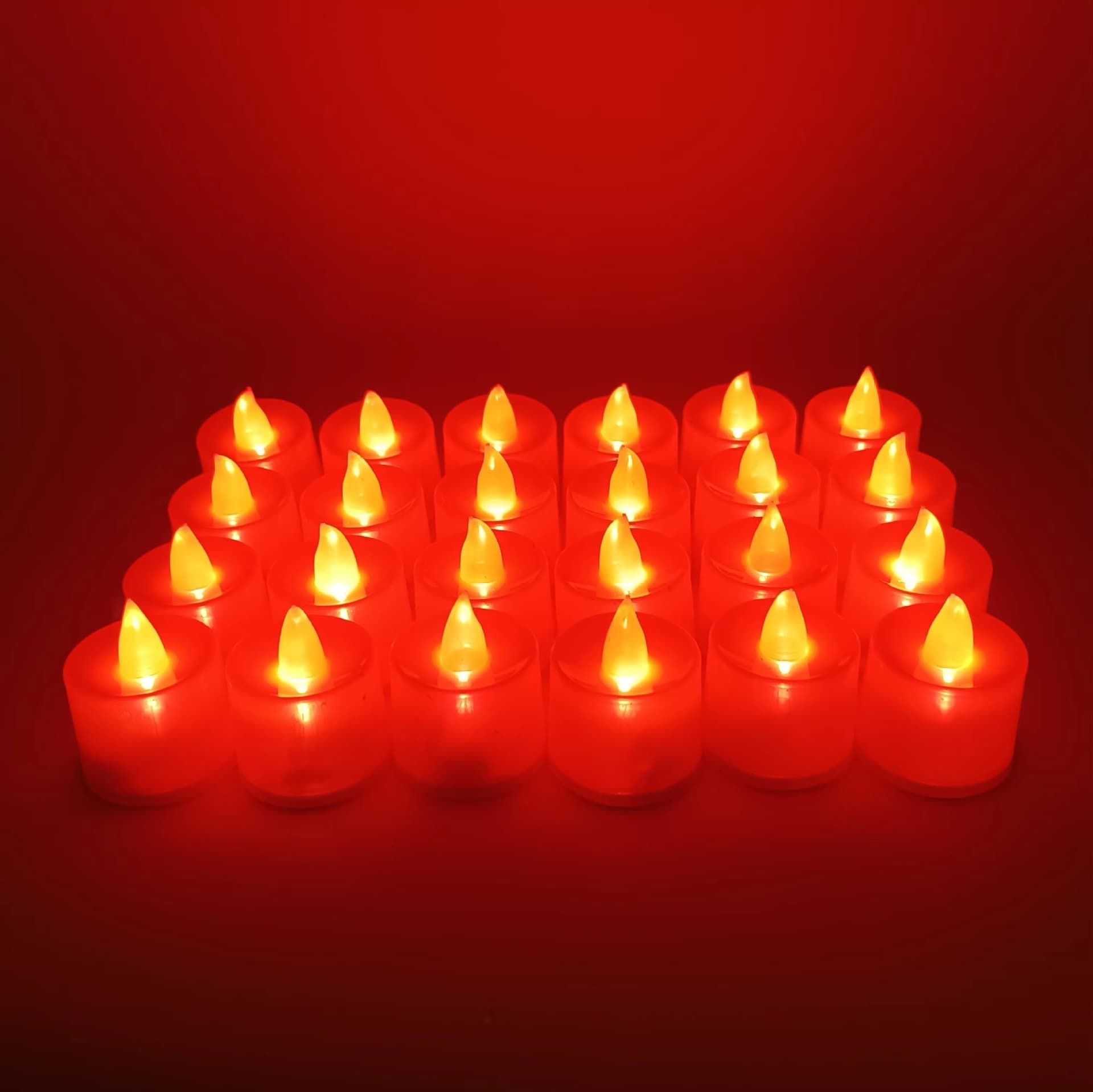 LED electronic candlelight spot Creative wedding birthday atmosphere layout props electronic candle for Buddha color wax 2