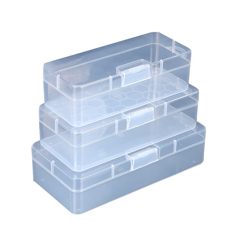Rectangular plastic square storage box, stationery 5