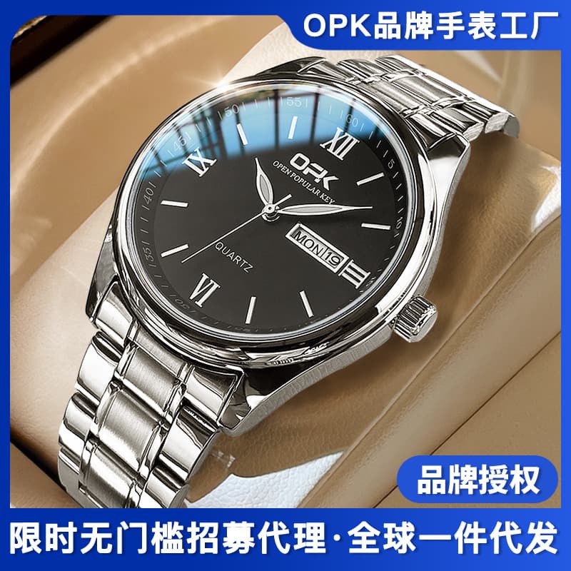 (Wholesale), (Cross-border trading), calendar, men's quartz watches, swiss watch, men's watch, dropshipping available