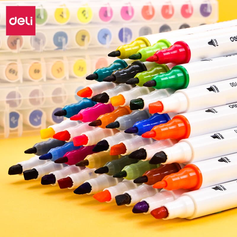 Double-sided marker, watercolour, children's design art crayons for students, hand painting 2