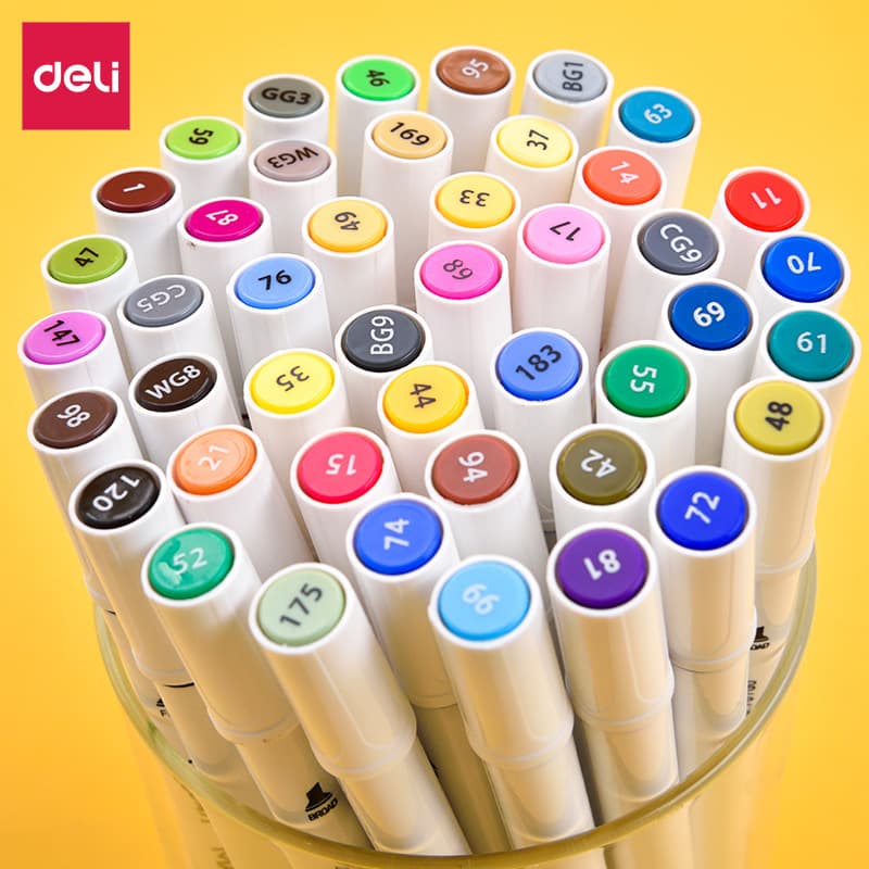 Double-sided marker, watercolour, children's design art crayons for students, hand painting 4