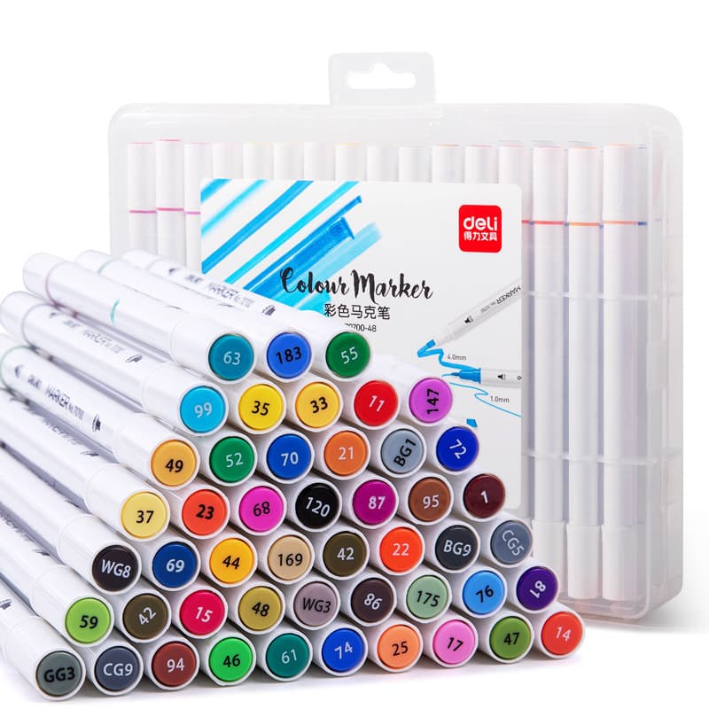 Double-sided marker, watercolour, children's design art crayons for students, hand painting 5