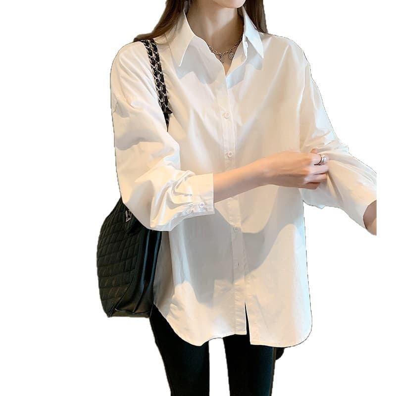 Autumn shirt, design long-sleeve, 2026 years, Korean style, trend of season, western style 5