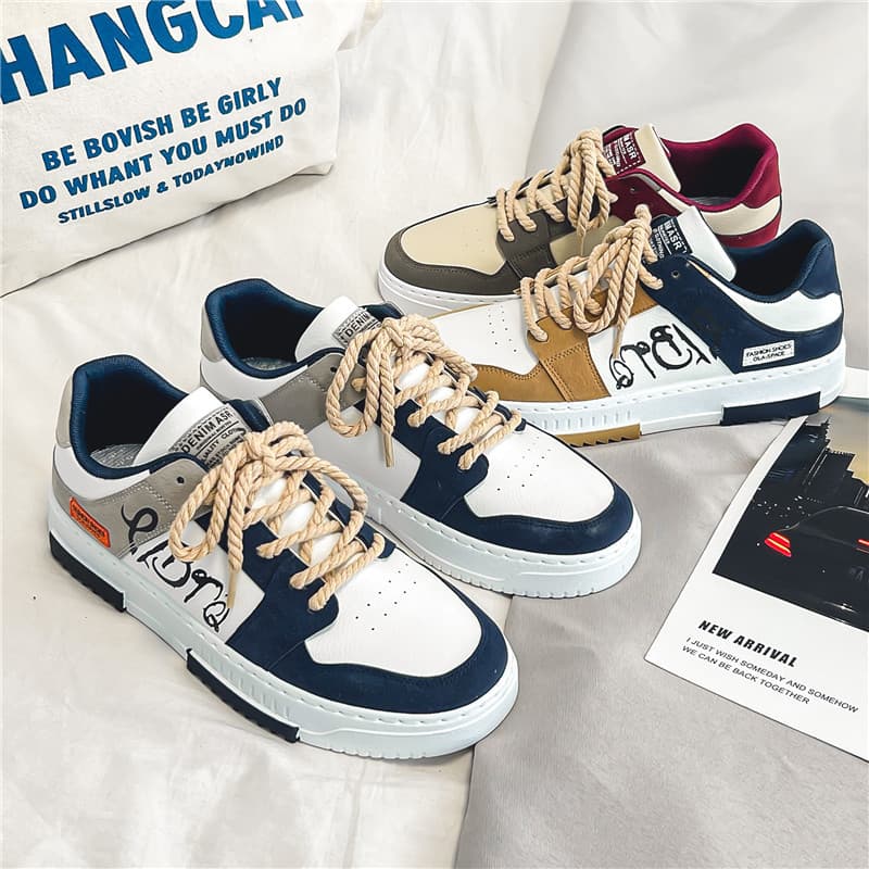 Universal sneakers, comfortable low casual footwear, spring 2026 collection, Korean style, for teenagers 4