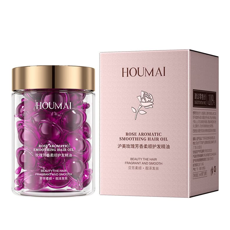 Humei Rose Fragrant Conditioner Hair Oil Capsule 2