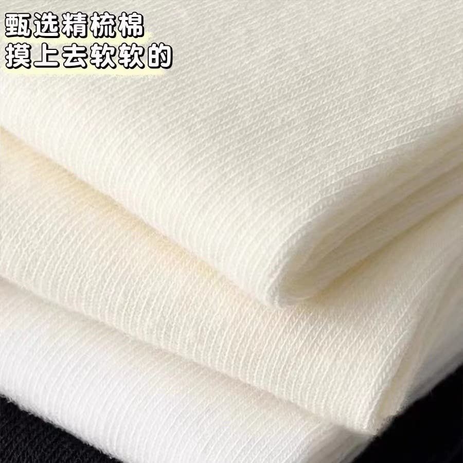 (Wholesale), white summer brand Japanese school skirt for pregnant, knee socks, absorbs sweat and smell, mid-length 3