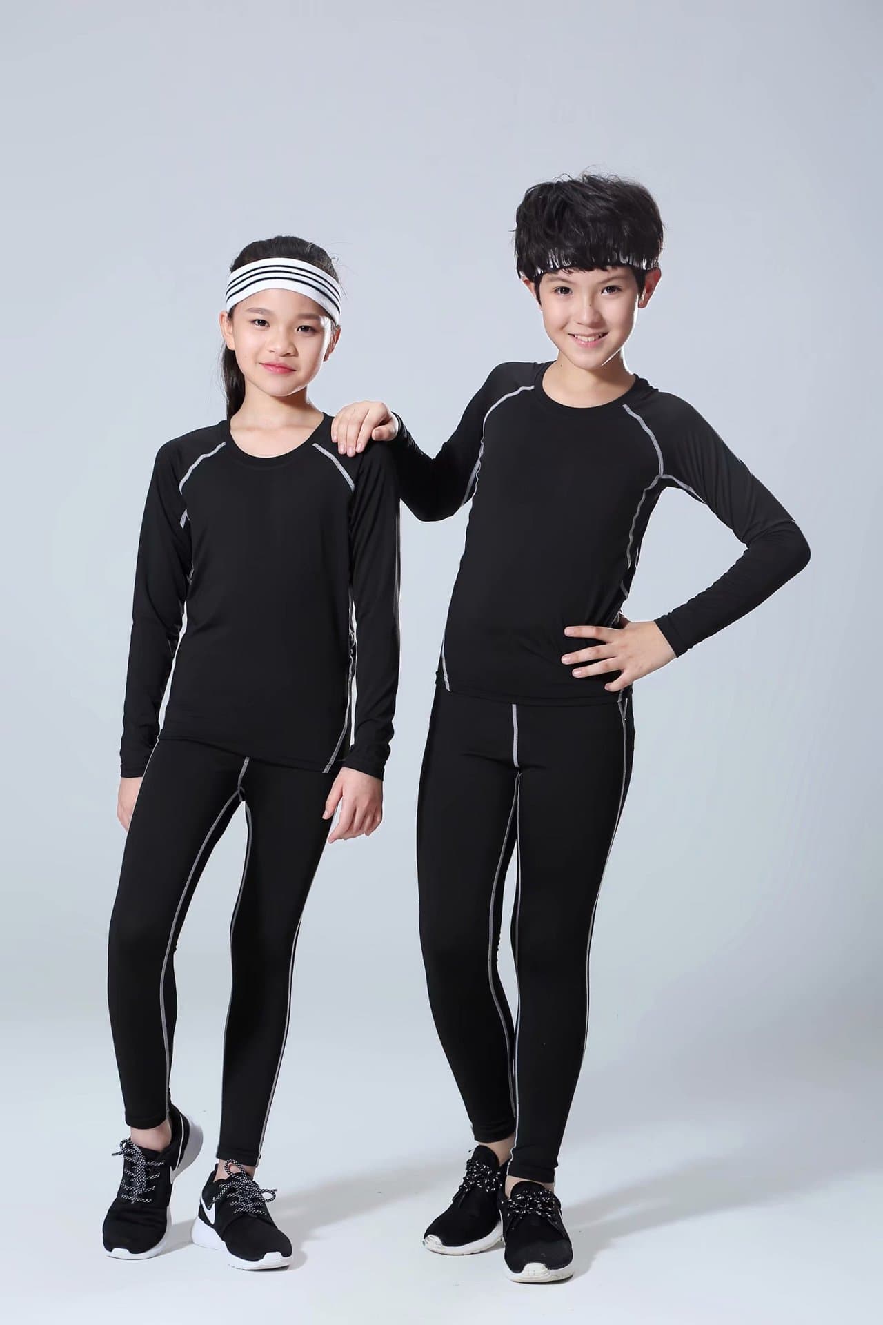 Velvet set for children and adults, long-sleeve, sleeves, overall for gym, tight 3