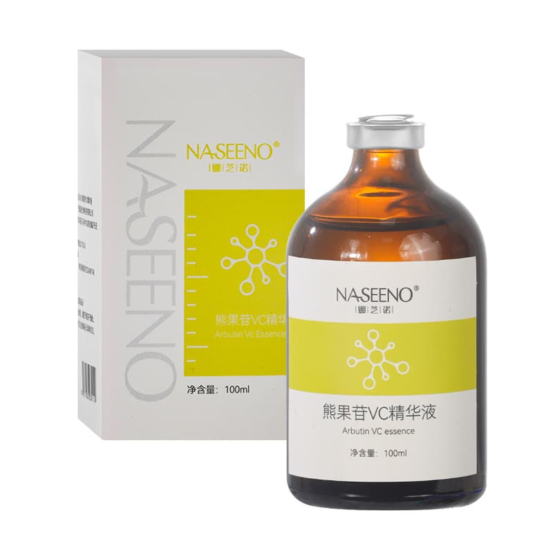 Brightening serum with hyaluronic acid in ampoules contains niacin, skin tone brightening, custom-made 5