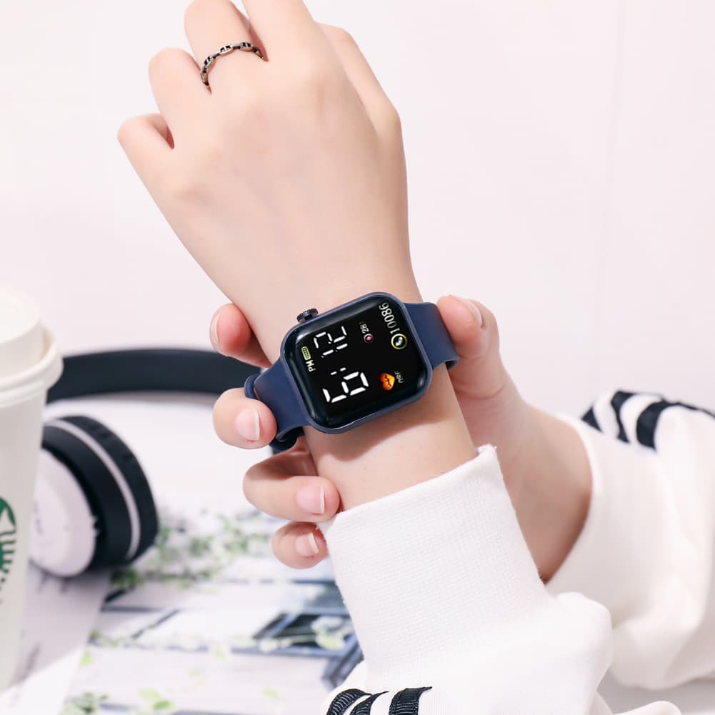 Apple, electronic rainbow square waterproof fashionable watch 5
