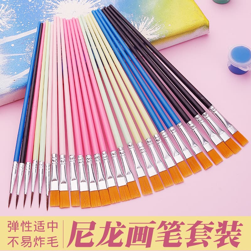 Children's nylon digital brush, pigment coloring book, liner for kindergarten, watercolour, gouache, graffiti 3