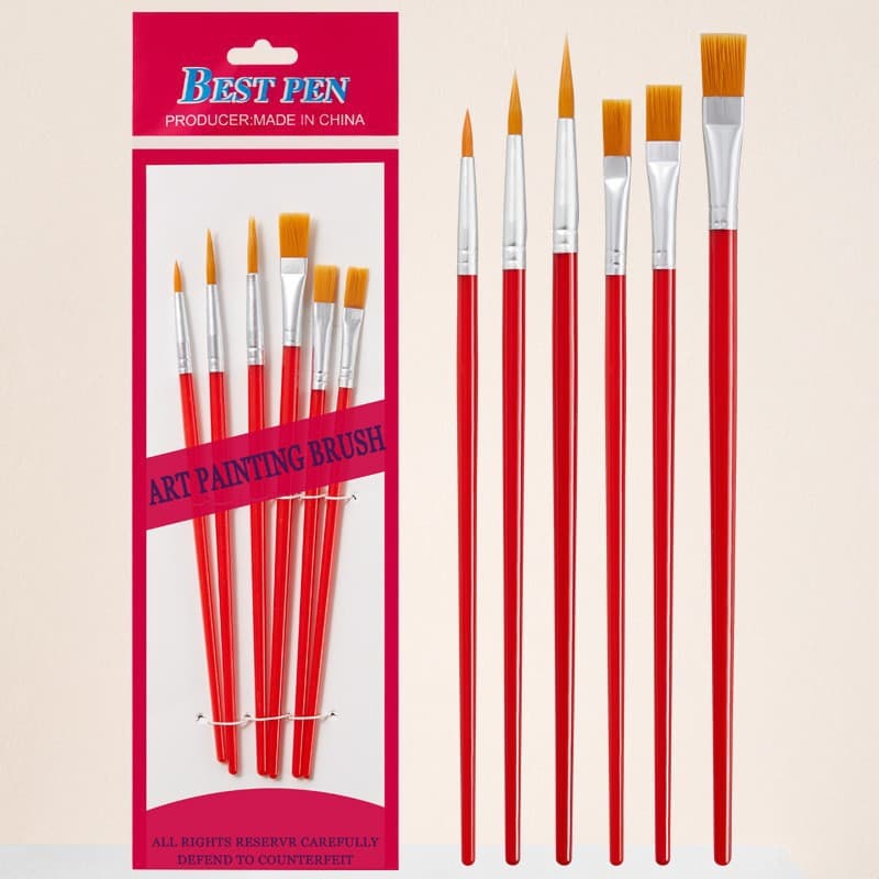 Children's nylon digital brush, pigment coloring book, liner for kindergarten, watercolour, gouache, graffiti 9