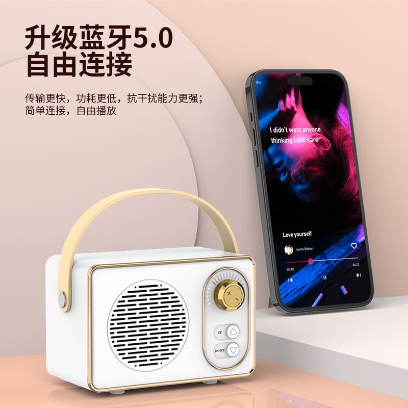 Small handheld speakers, bluetooth 2