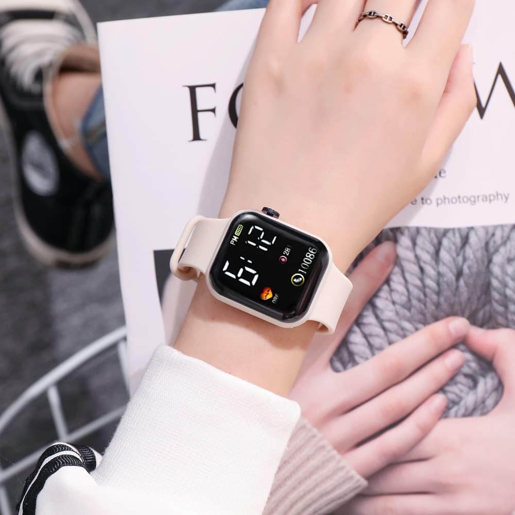 Apple, electronic rainbow square waterproof fashionable watch 3