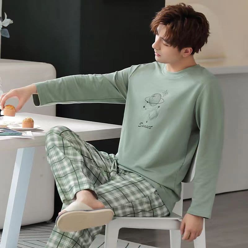 (Cross-border trading), pijama, long-sleeve, thin casual fashionable trousers, plus size 2