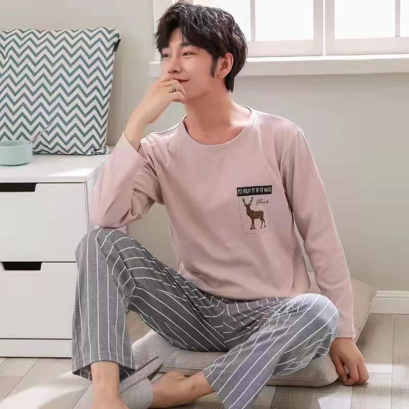 (Cross-border trading), pijama, long-sleeve, thin casual fashionable trousers, plus size 4
