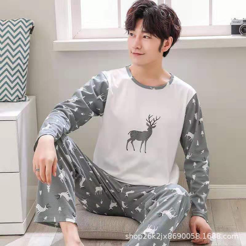 (Cross-border trading), pijama, long-sleeve, thin casual fashionable trousers, plus size 5