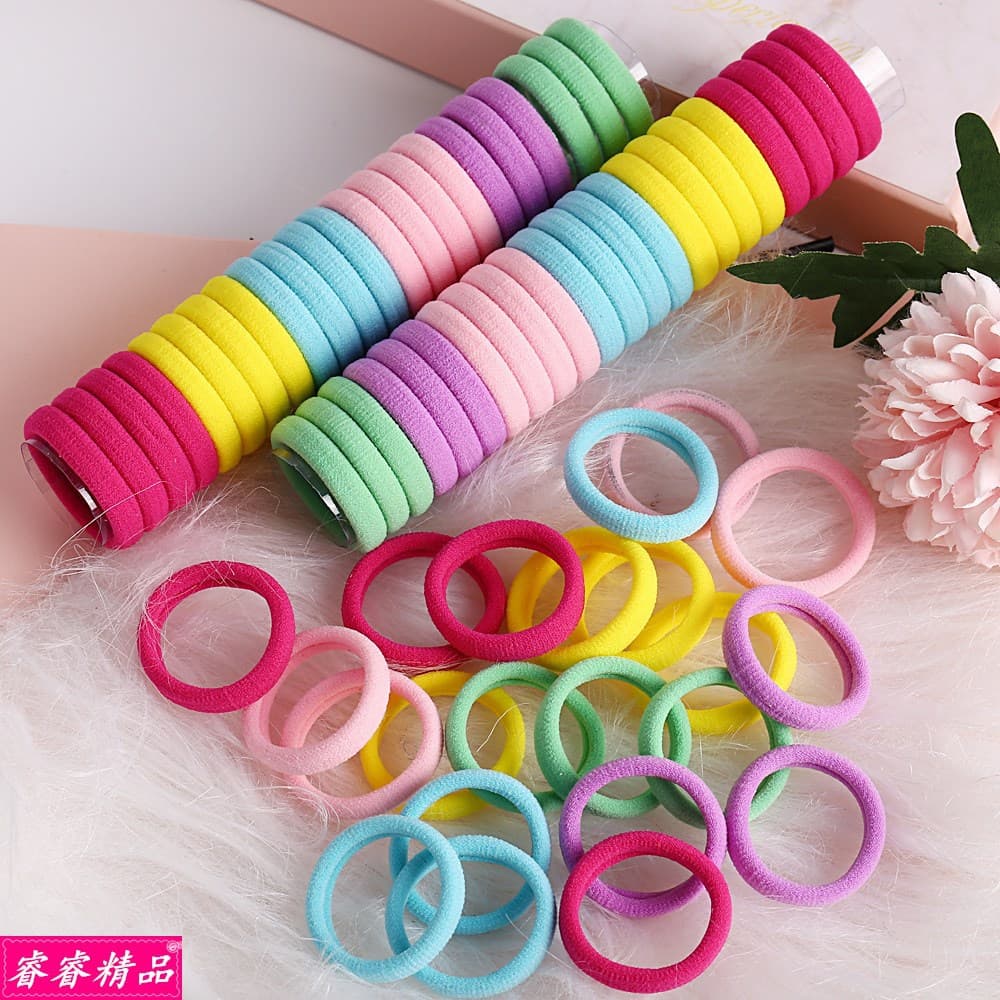 Hair Bands Rope Accessories Hair Ring Head Rubber Band 66PCS 2