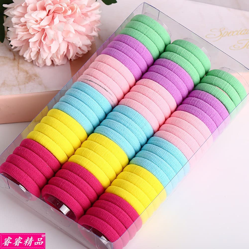 Hair Bands Rope Accessories Hair Ring Head Rubber Band 66PCS 3