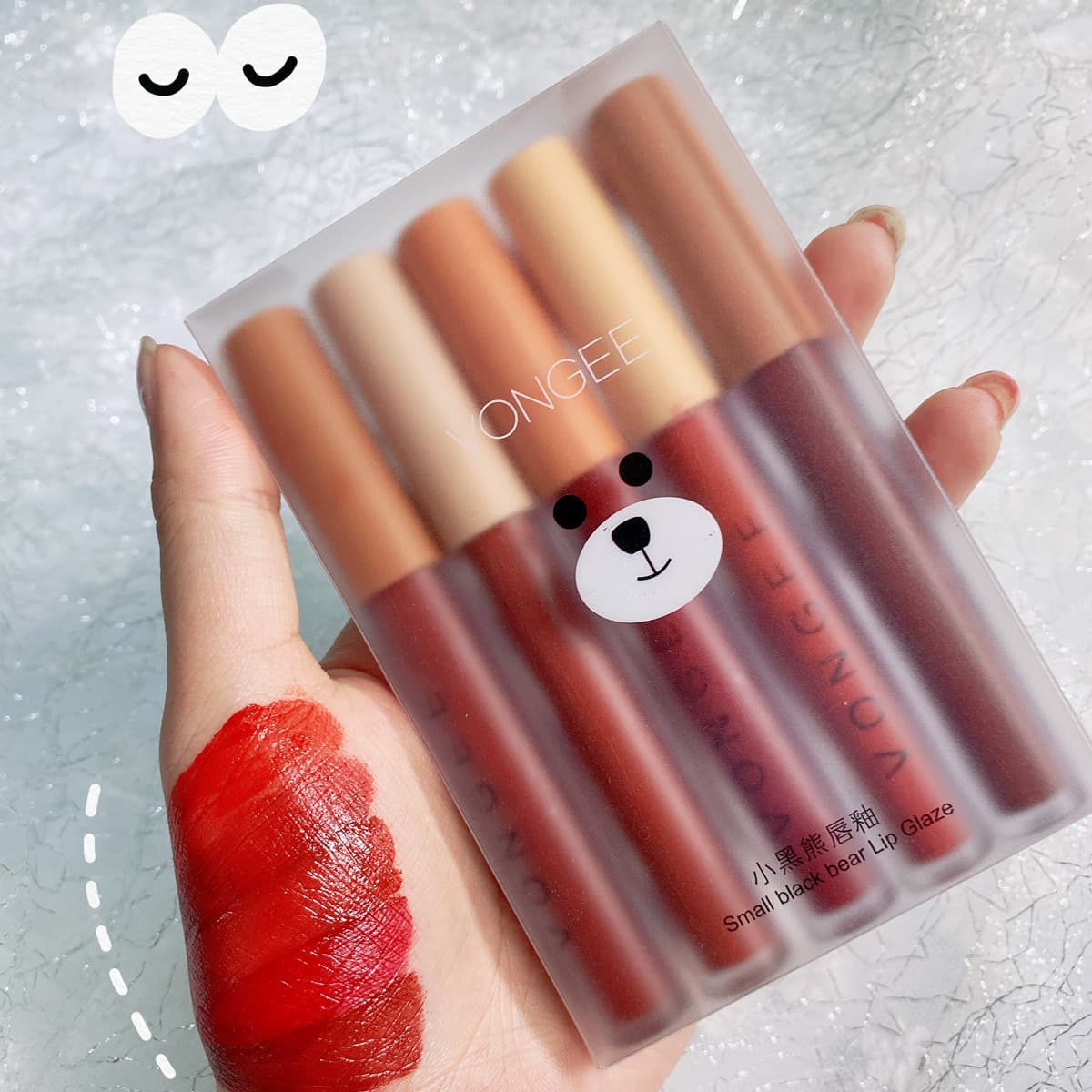 (Cross-border trading), lip gloss, matte set, lipstick, translucent shading 2