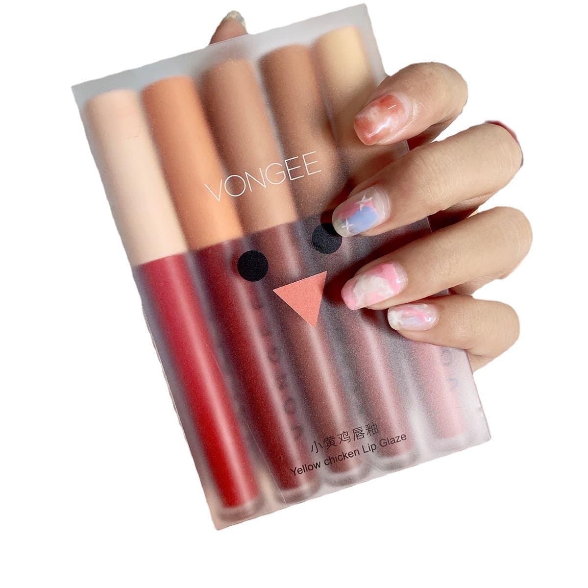 (Cross-border trading), lip gloss, matte set, lipstick, translucent shading 5