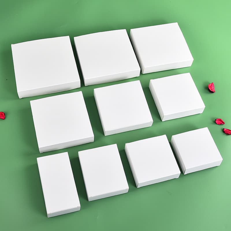 White card carton spot small white box universal white carton cross -border e -commerce card box product small box printing 3
