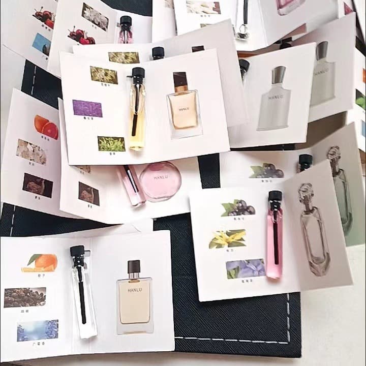 CVerlaln Cards, perfume sample for men and women, 2 ml, trial pack, long lasting light fragrance 2