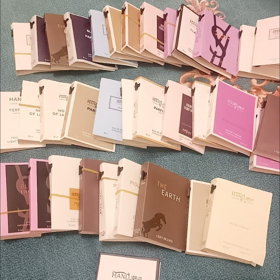 CVerlaln Cards, perfume sample for men and women, 2 ml, trial pack, long lasting light fragrance 4
