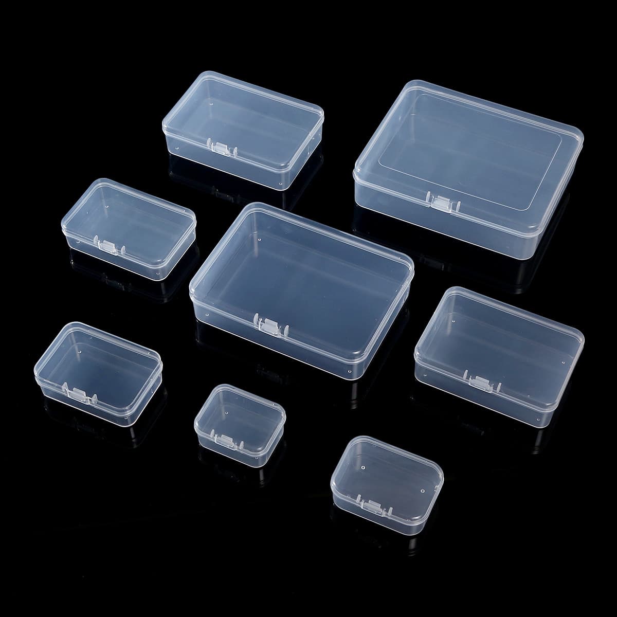 Rectangular plastic accessories, stationery, pack, storage box 2