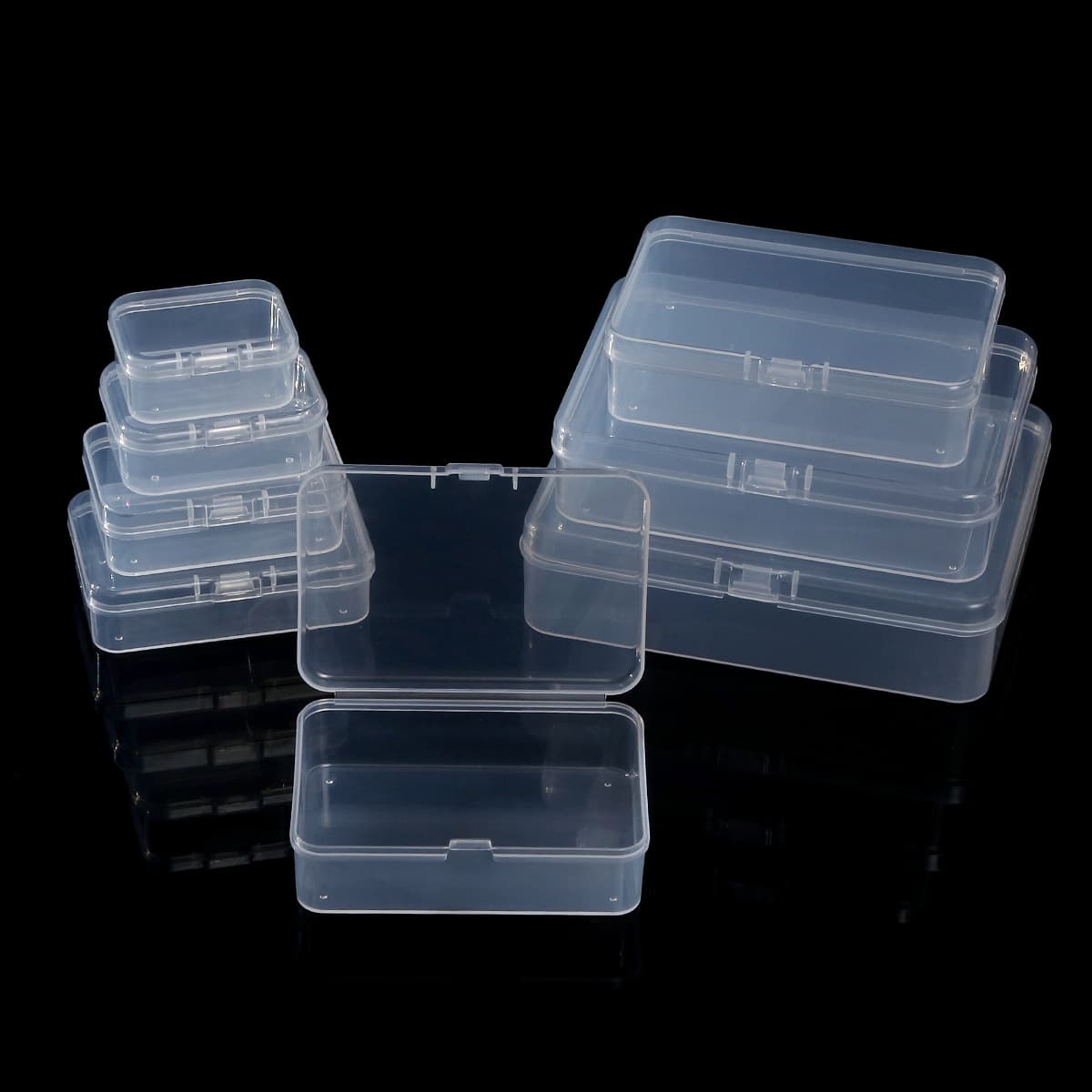 Rectangular plastic accessories, stationery, pack, storage box 4